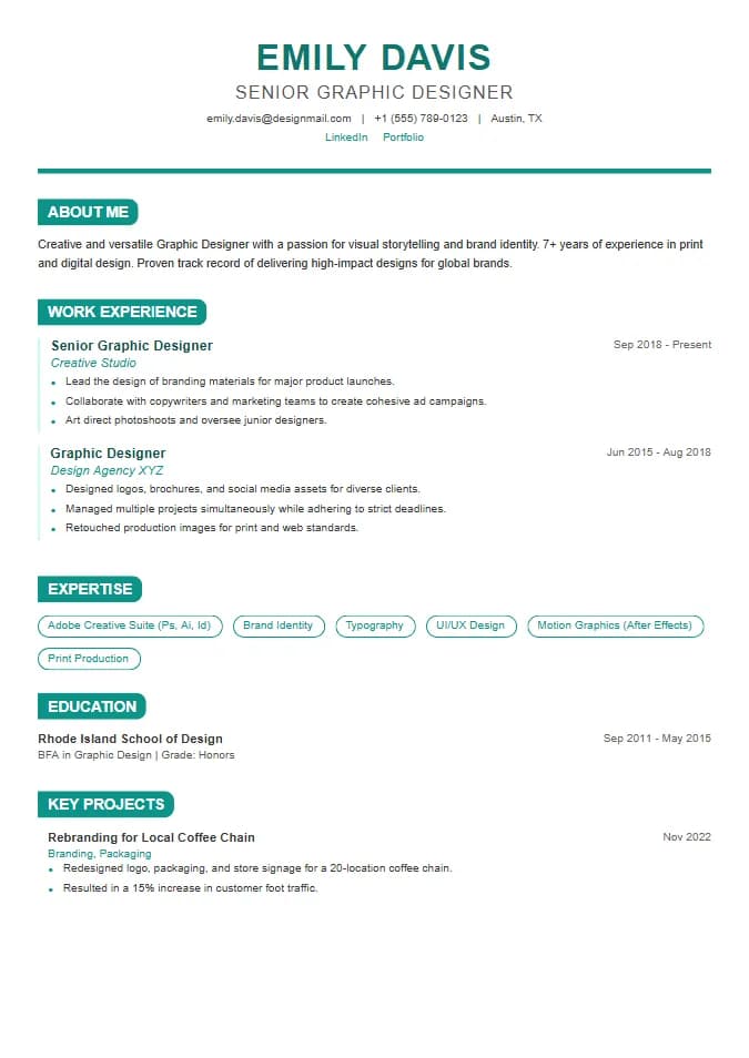 Digital Marketing Specialist template preview